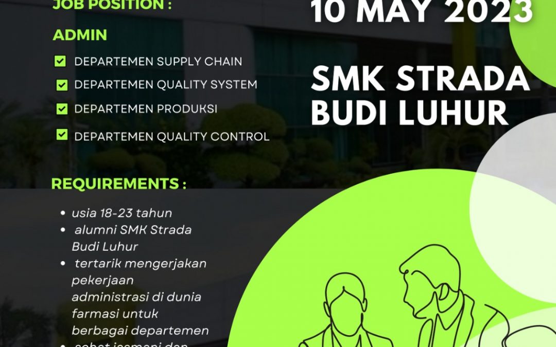 Open Recruitmen PT. Kalbe Farma Tbk